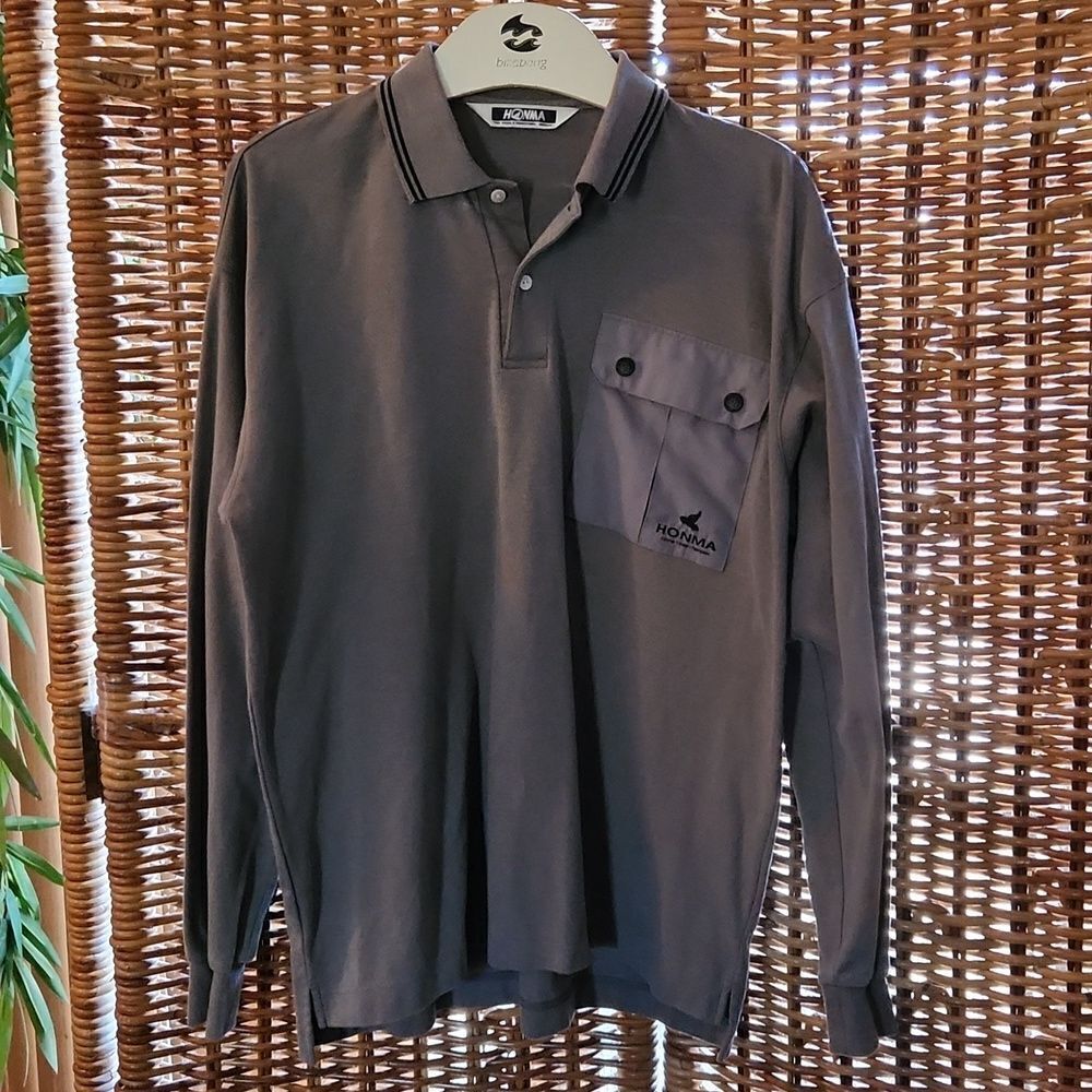 Honma Golf Polo L/S Shirt XL